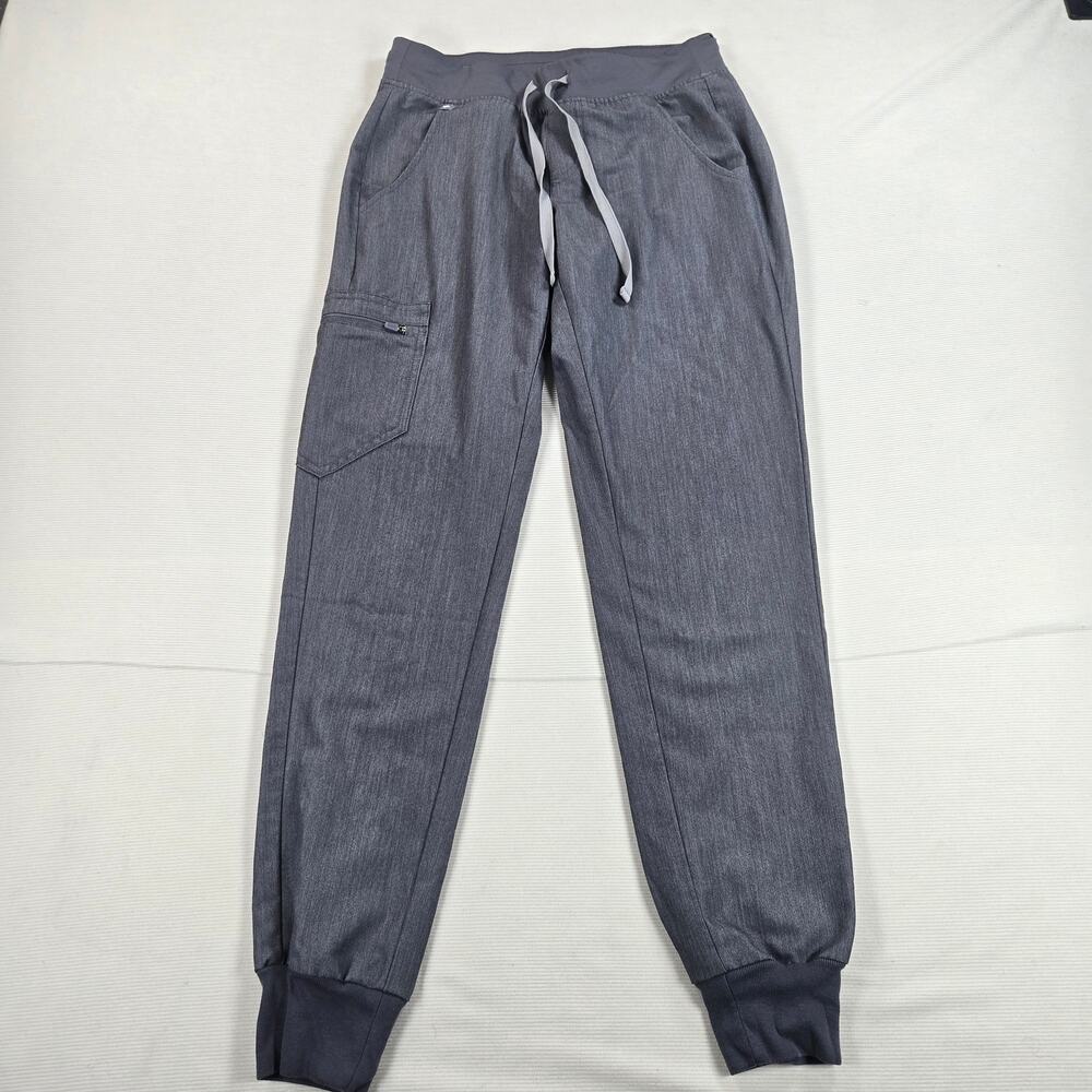 FIGS Zamora Jogger Scrub Pants in Graphite Grey Women's Size XS